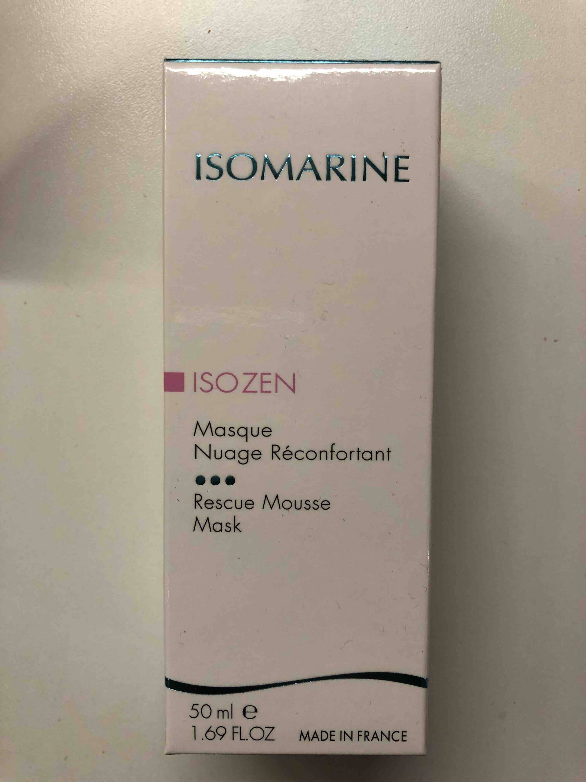 ISOMARINE - Isozen - Masque nuage réconfortant