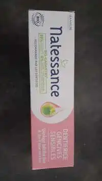 NATESSANCE - Dentifrice gencives sensibles gingko biloba bio et jus d'aloe vera bio