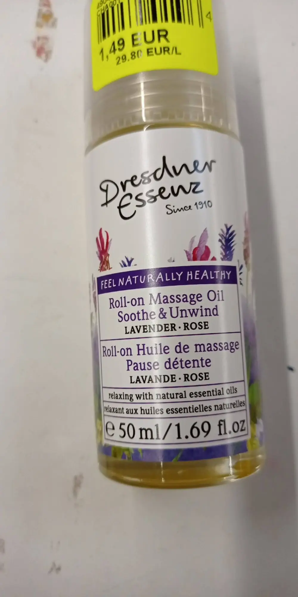 DRESDNER ESSENZ - Roll-on Huile de massage