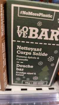 LOVE BAR - Nettoyant corps solide à la pomme épicée & cannelle