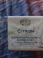 PRESTIGE DE MENTON - Citron - Savon de provence extra doux