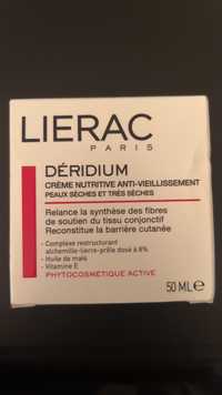 LIÉRAC - Déridium - Crème nutritive anti-vieillissement
