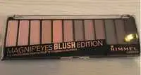 RIMMEL - Magnif'eyes blush edition - Palette d'ombres à paupières