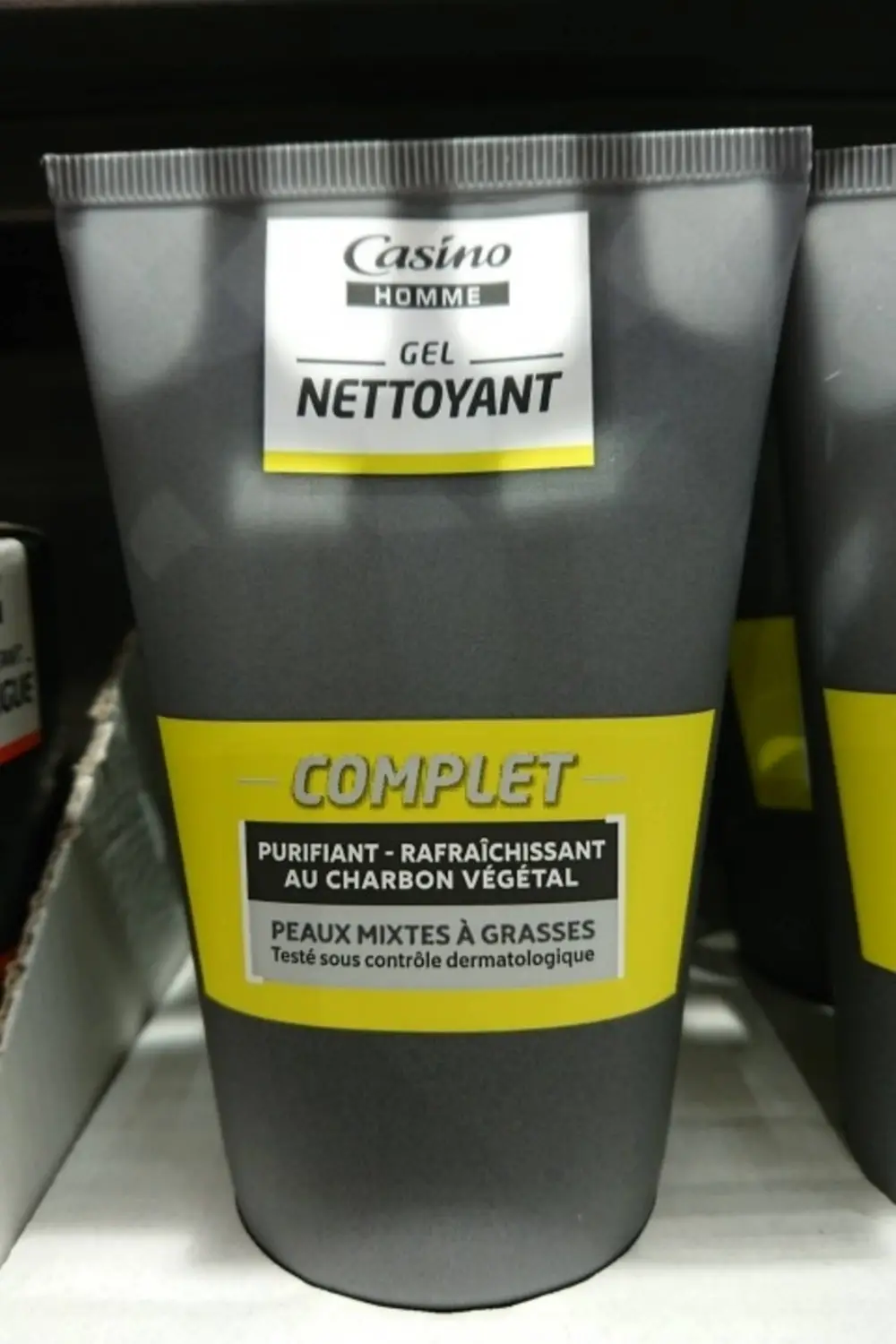 CASINO - Homme complet - Gel nettoyant au charbon