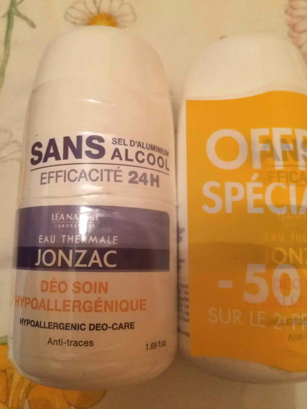 JONZAC - Déo soin hypoallergénique 24h