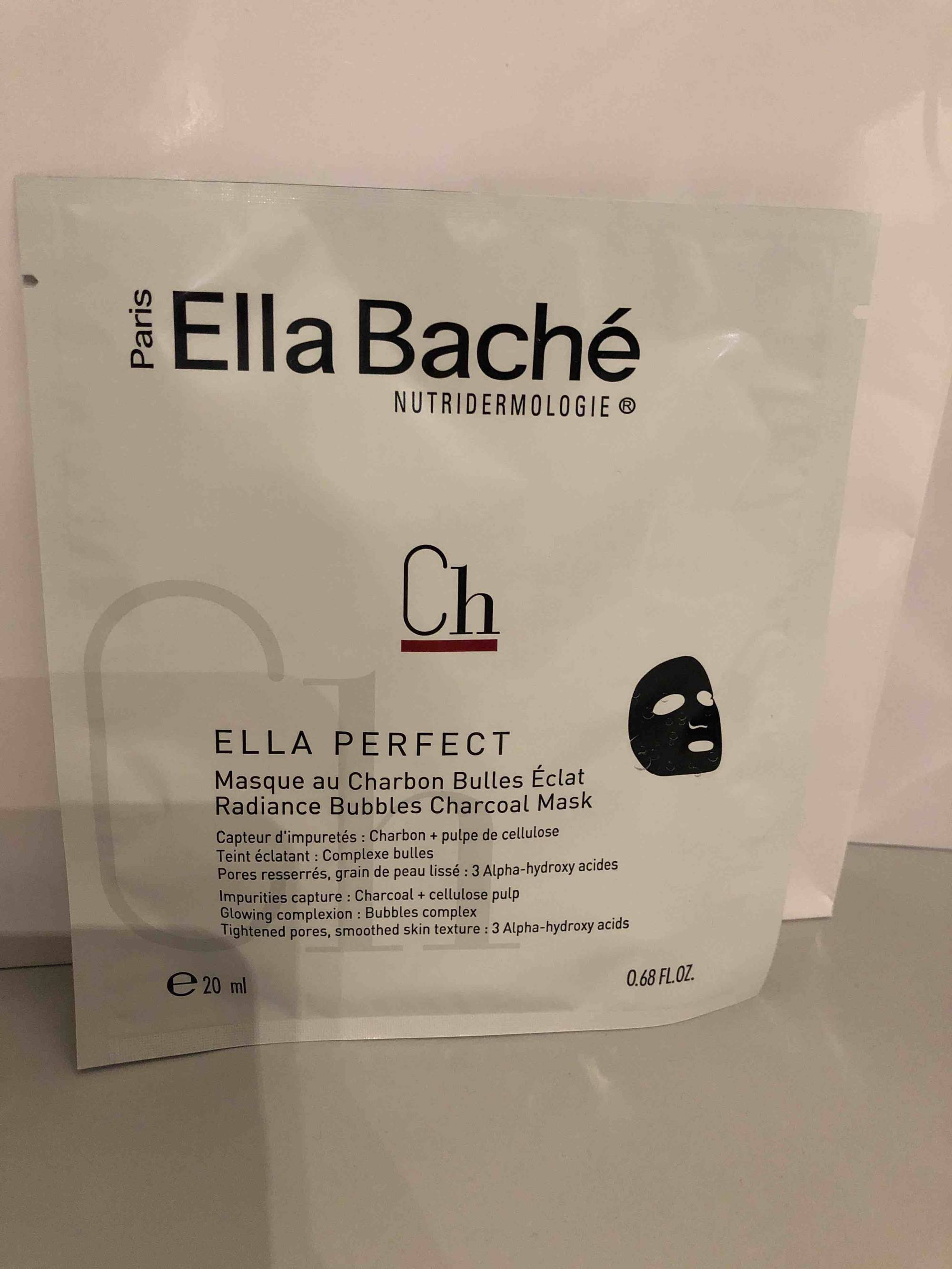 ELLA BACHE - Ella perfect - Masque au charbon bulles éclat
