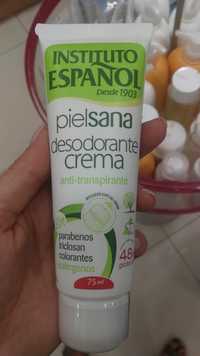 INSTITUTO ESPANOL - Pielsana desodorante crema  48h