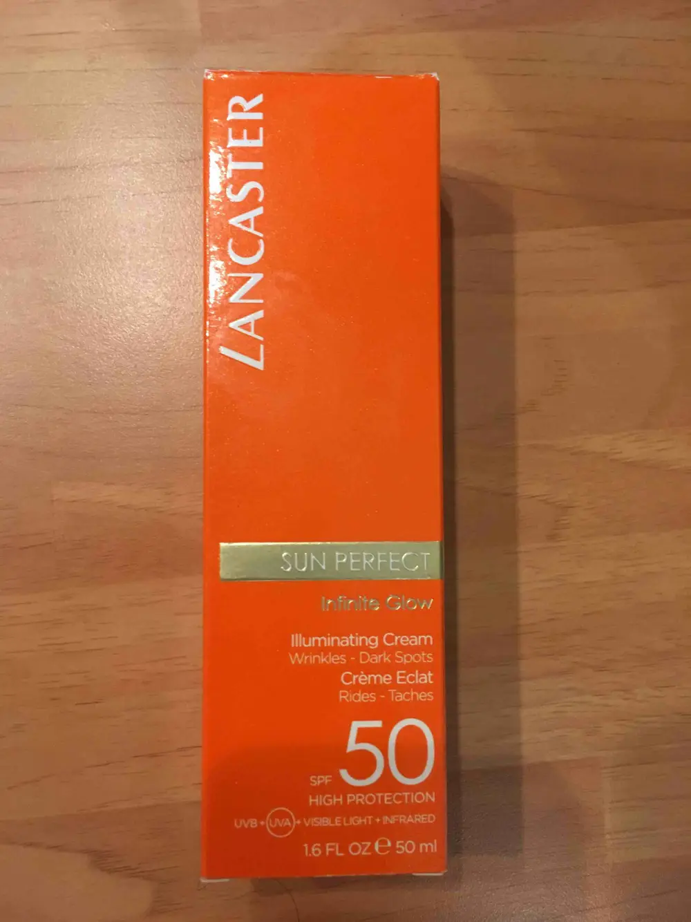 LANCASTER - Sun perfect infinite glow - Crème éclat SPF 50