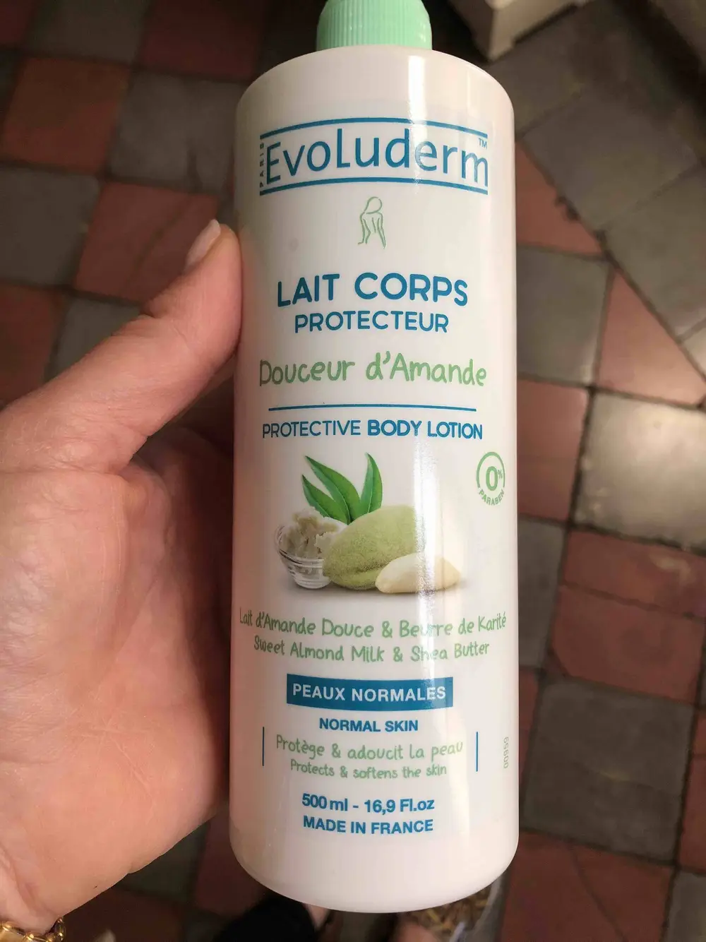 EVOLUDERM - Douceur d'amande - Lait corps protecteur