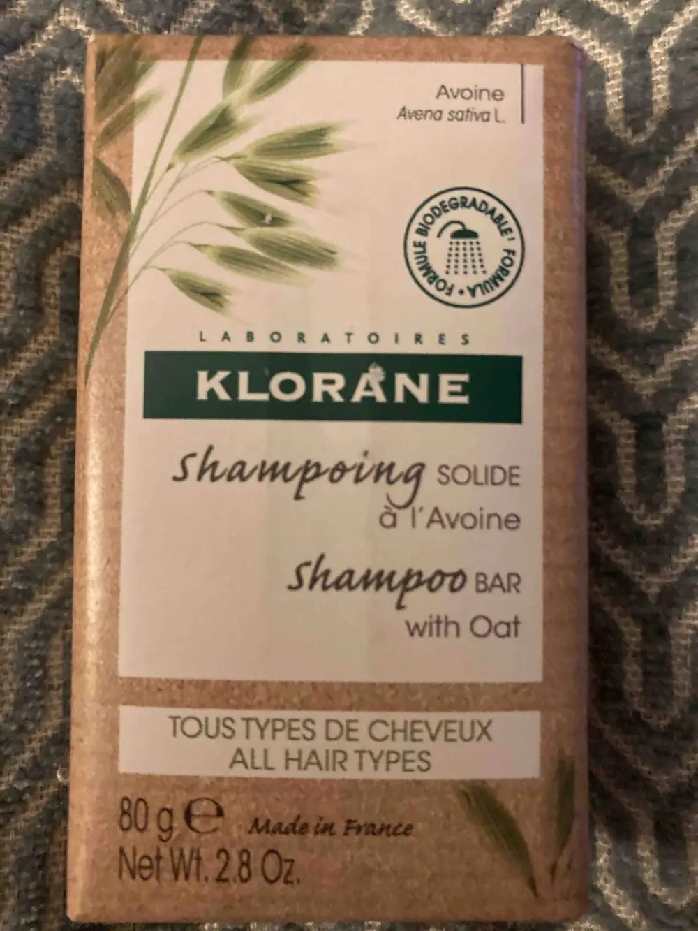 KLORANE - Shampooing solide à l'avoine