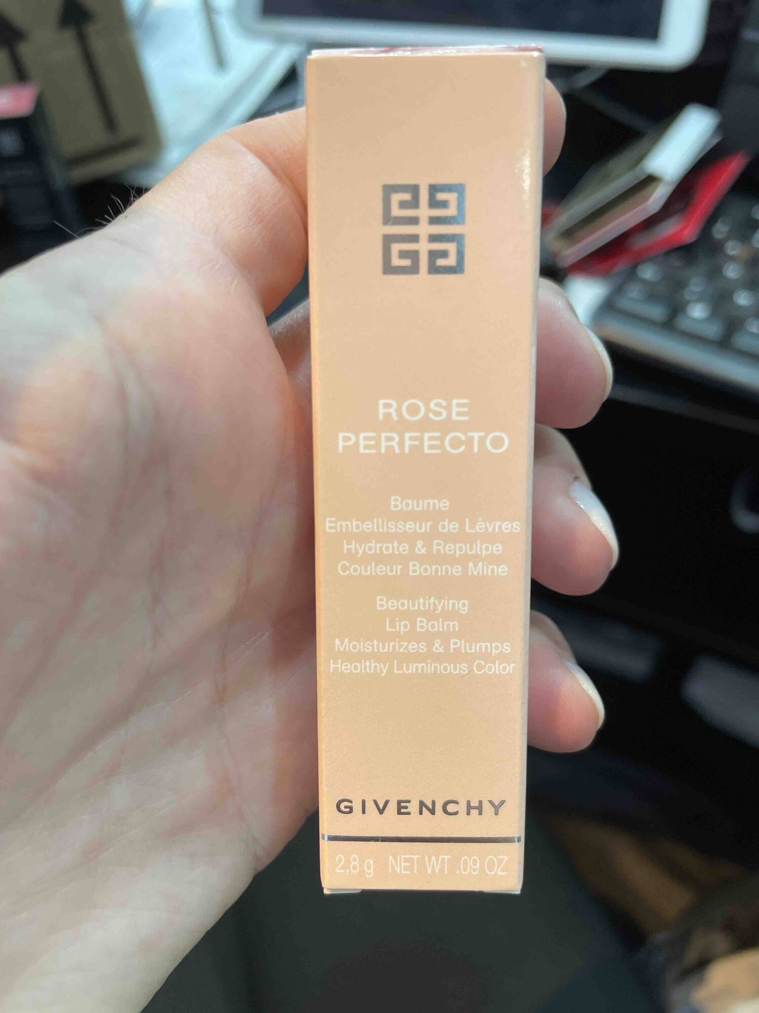 GIVENCHY - Rose perfecto - Baume embellisseur de lèvres