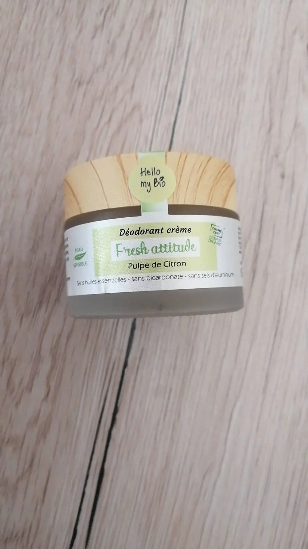 HELLO MY BIO - Fresh attitude - Déodorant crème au Pulpe de citron