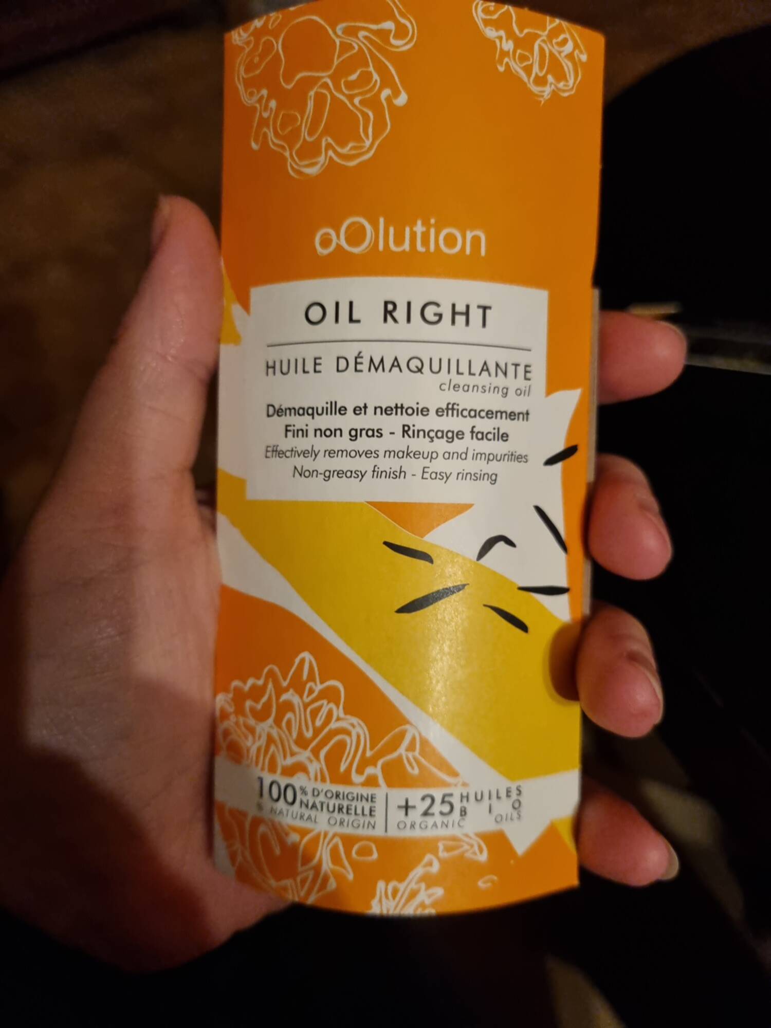 OOLUTION - Oil right - Huile démaquillante
