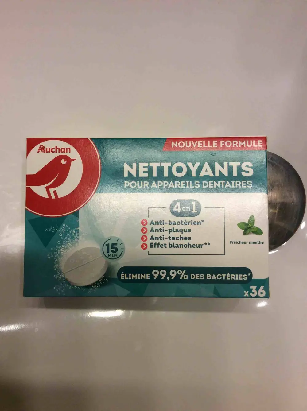 AUCHAN - Nettoyants pour appareil dentaire