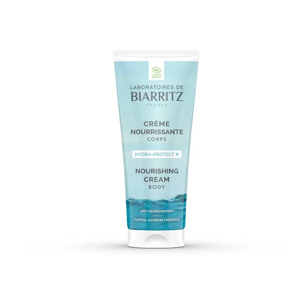 LABORATOIRES DE BIARRITZ - CRÈME NOURRISSANTE CORPS HYDRA-PROTECT + CERTIFIÉE BIO - 200 ML 