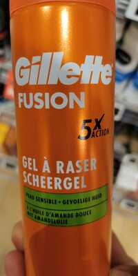 GILLETTE - Fusion 5Xaction - Gel à raser