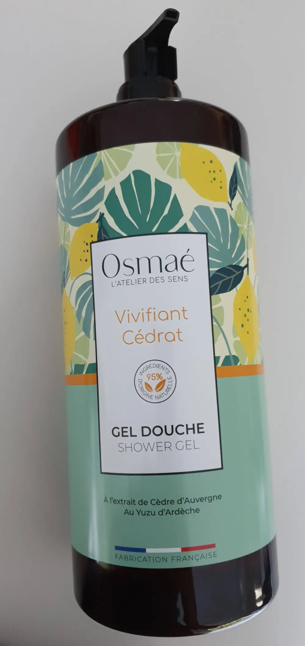 OSMAE - Vivifiant cédrat - Gel douche