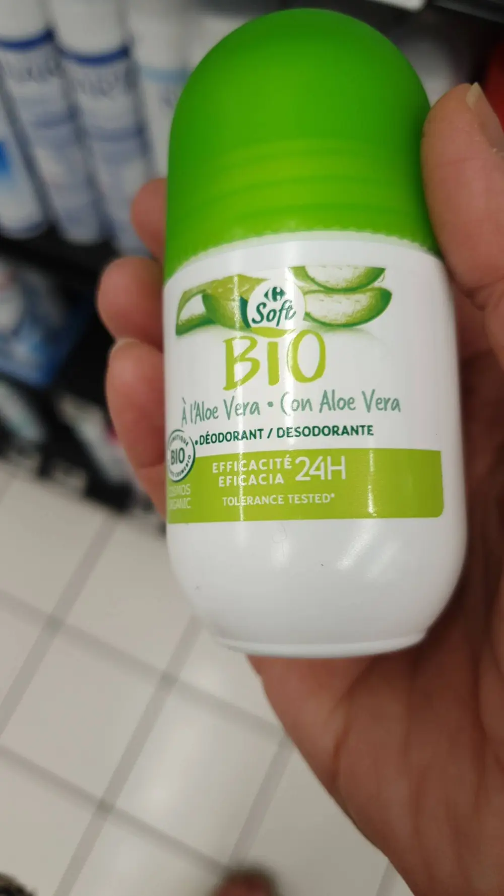 CARREFOUR SOFT - Déodorant à l'aloe vera bio