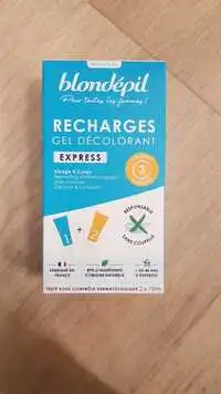 BLONDÉPIL - Recharges Gel décolorant express visage & corps