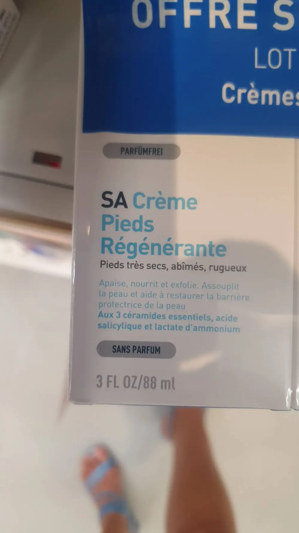 CERAVÉ - SA - Crème pieds régénérante 