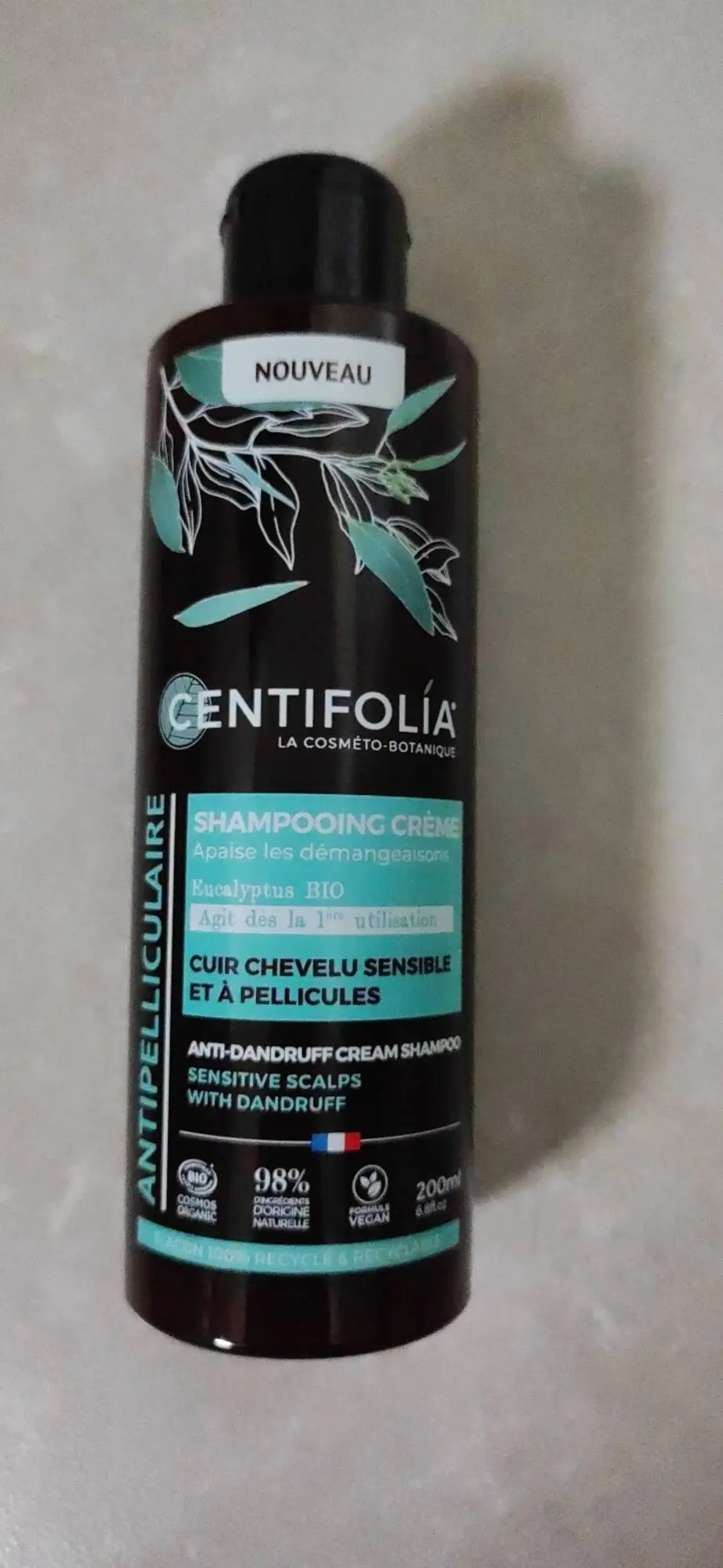 CENTIFOLIA - Shampooing crème antipelliculaire