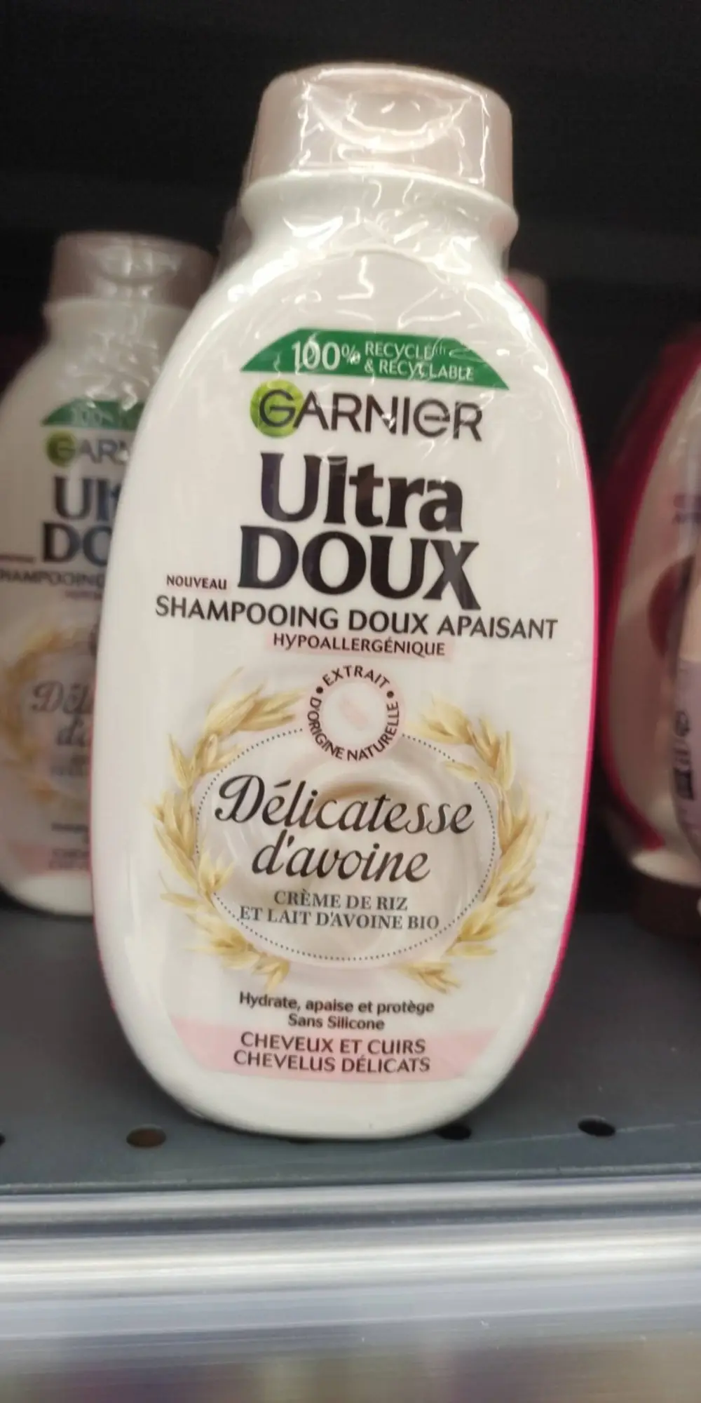 GARNIER - Ultra doux - Shampooing doux apaisant