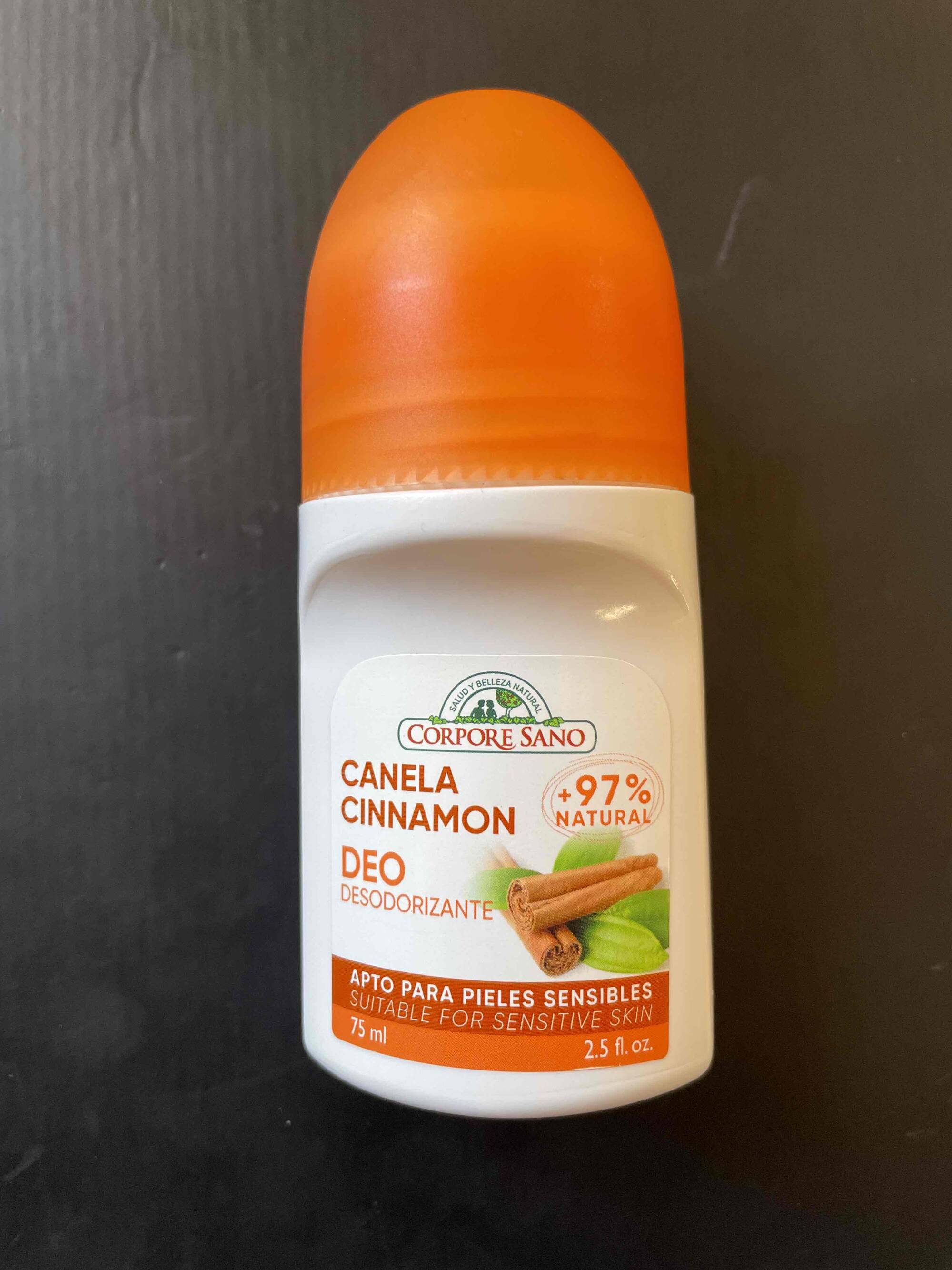 CORPORE SANO - Canela cinnamon - Deo desodorizante