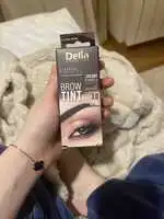 DELIA COSMETICS - Creamy formula - Eyebrow specialist brow tint 3.0 dark brown