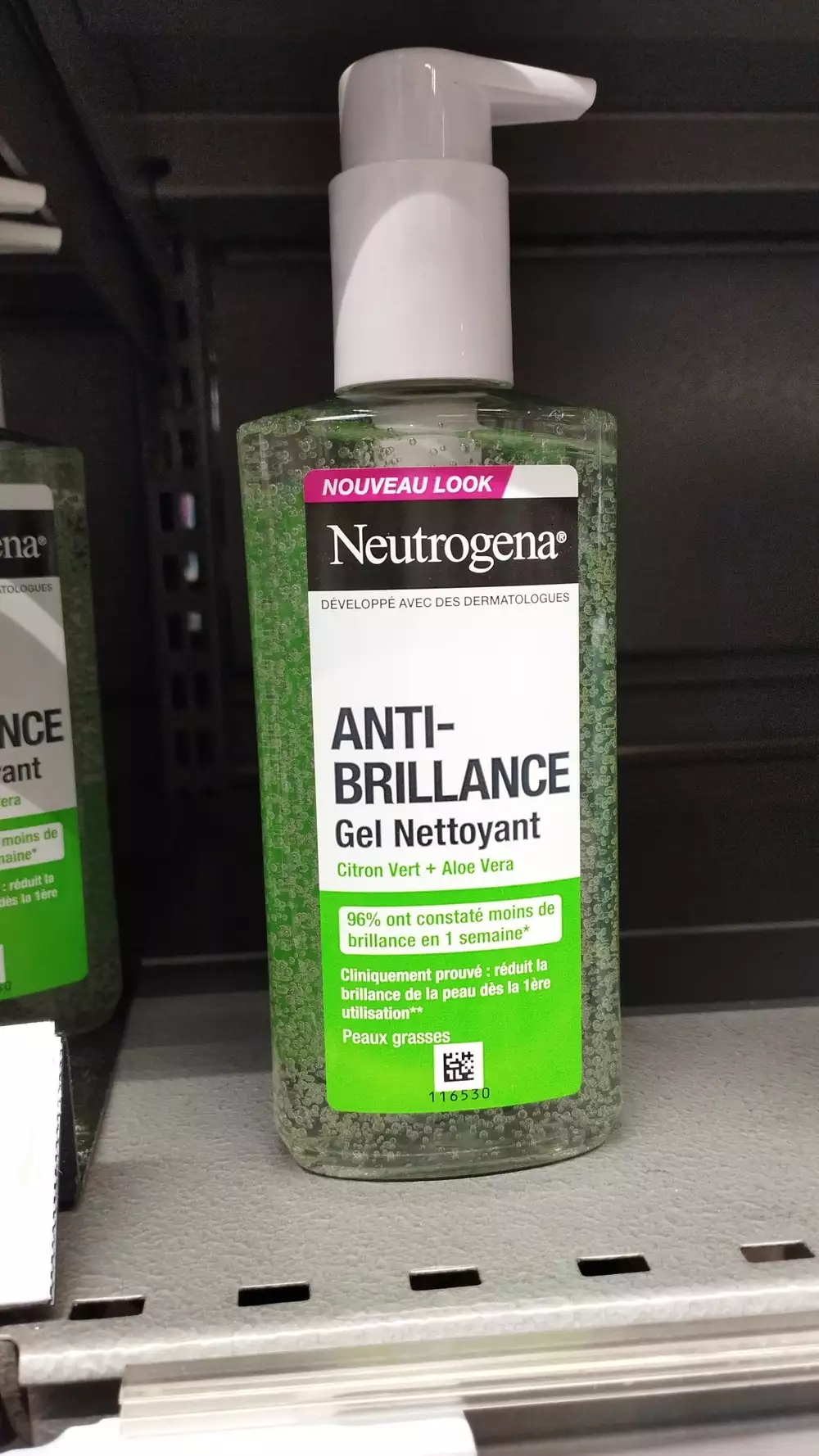 NEUTROGENA - Anti-brillance - Gel nettoyant au citron vert aloe vera