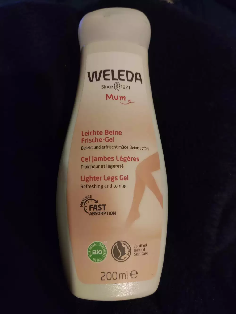 WELEDA - Mum - Gel jambes légères fraîcheur et légèreté