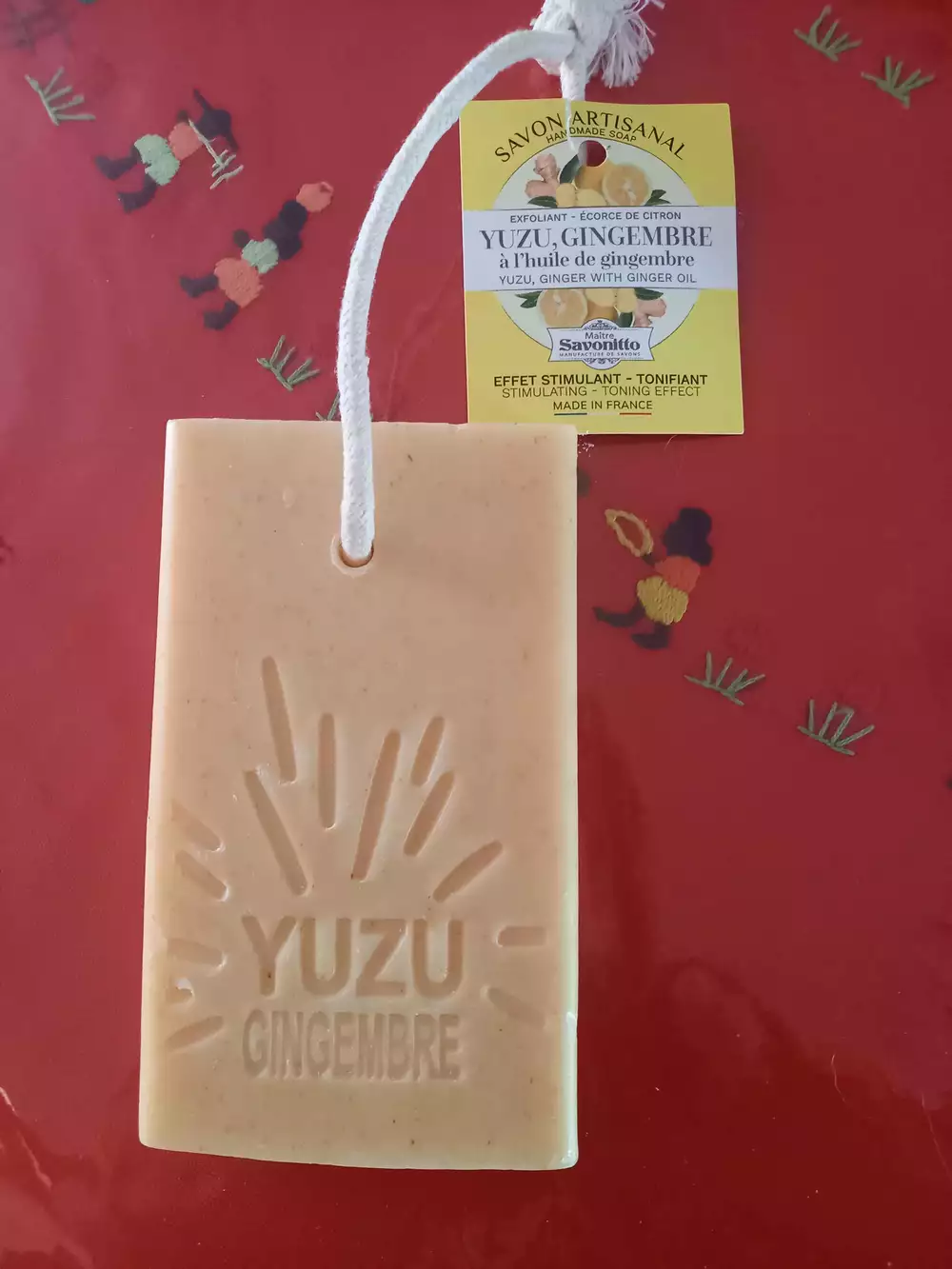 MAÎTRE SAVONITTO - Yuzu gingembre - Savon artisanal