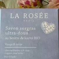 LA ROSÉE - Savon surgras ultra-doux au beurre de karité bio