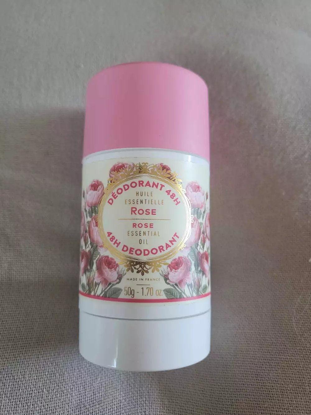 PANIER DES SENS - Huile essentielle rose - Déodorant 48h
