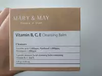 MARY&MAY - Vitamin B, C, E - Cleansing balm