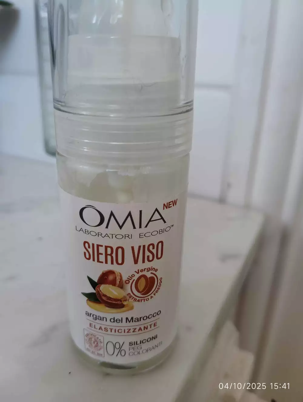 OMIA - Siero viso argan del marocco elasticizzante