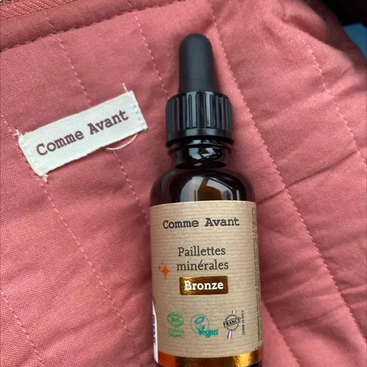 COMME AVANT - Paillettes minérales bronze