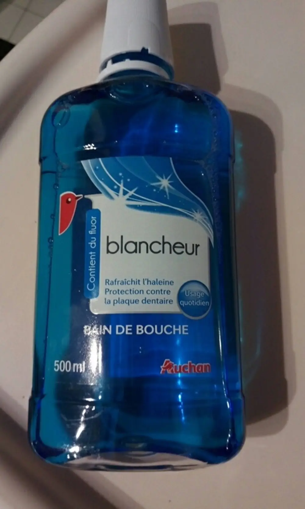 AUCHAN - Blancheur - Bain de bouche usage quotidien