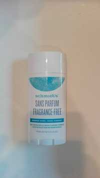 SCHMIDT'S - Fragrance free - Déodorant naturel