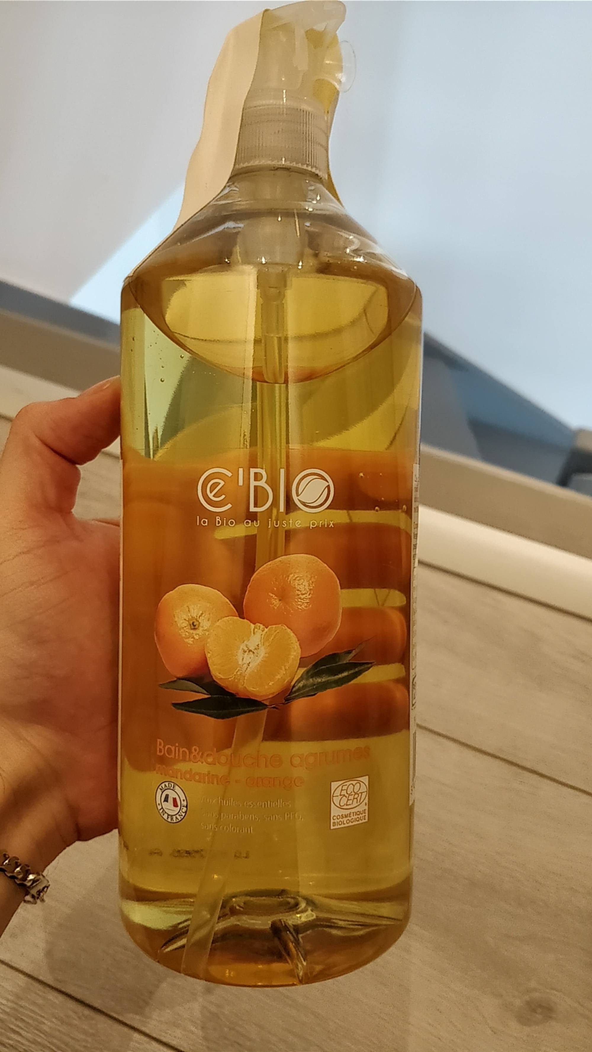 CE'BIO - Bain & douche agrumes - Mandarine et orange