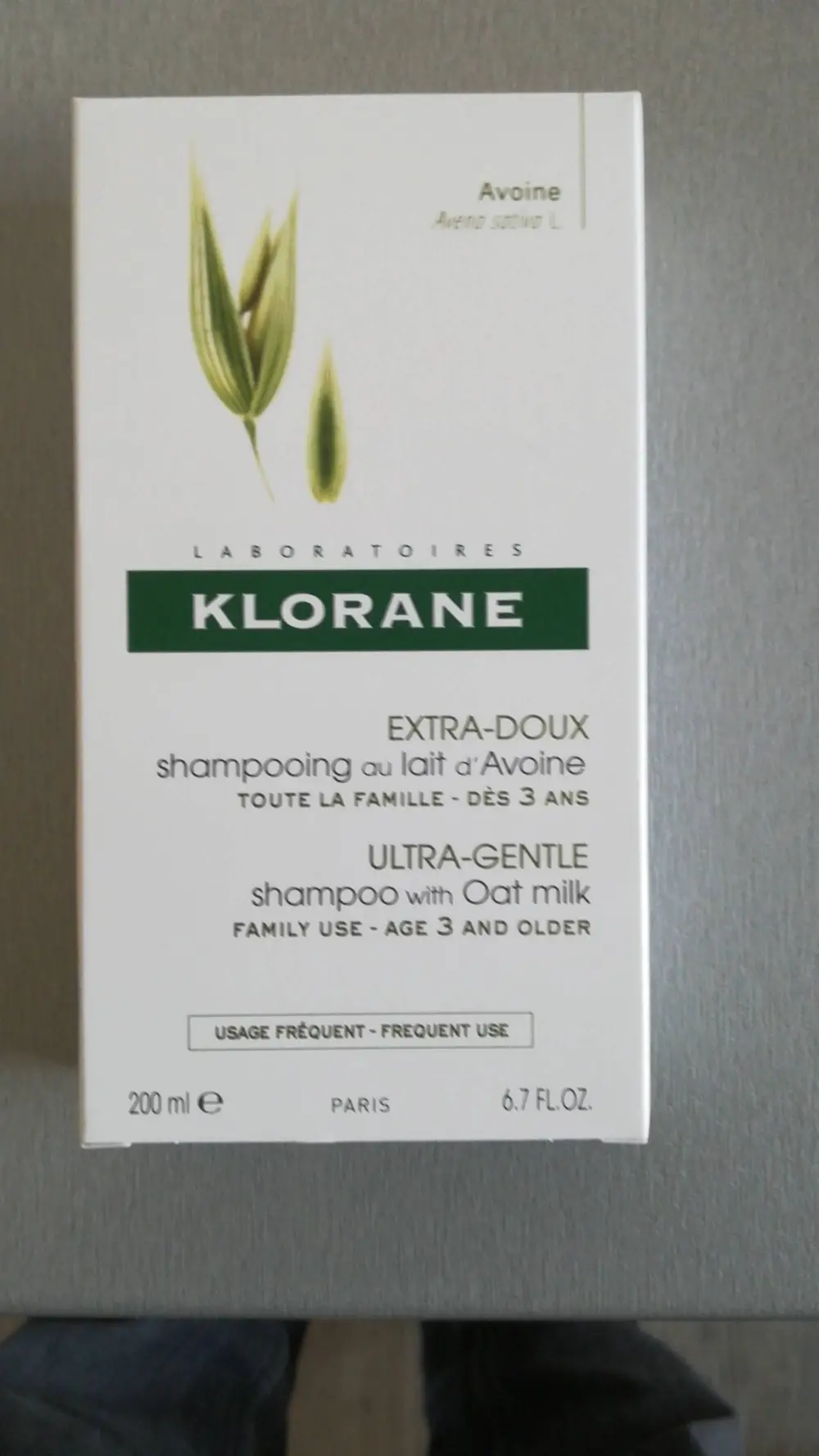 KLORANE - Shampooing extra doux au lait d'avoine