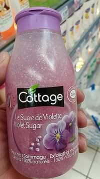 COTTAGE - Le sucre de violette douche gommage