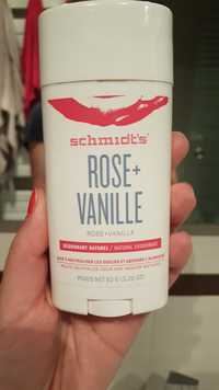 SCHMIDT'S - Rose + vanille - Déodorant naturel 
