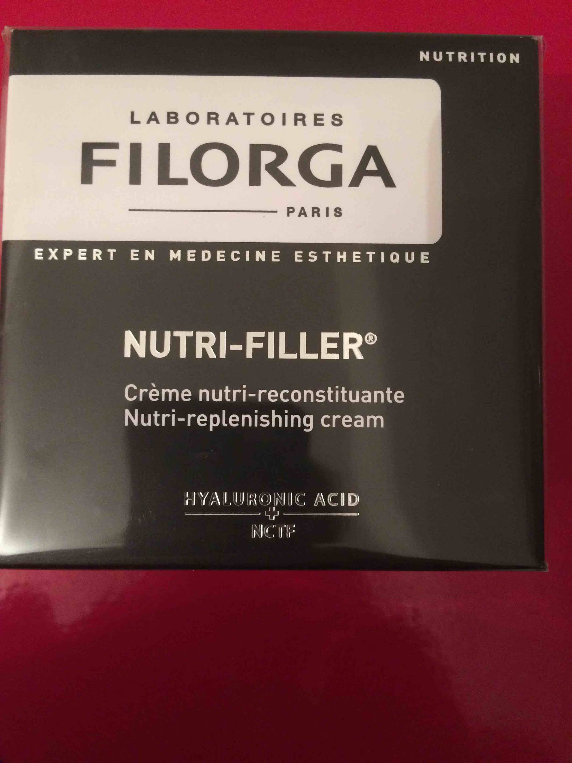 FILORGA PARIS - Nutri-filler - Crème nutri-reconstituante