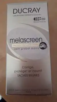 DUCRAY - Melascreen - Soin global mains SPF 50+UVA