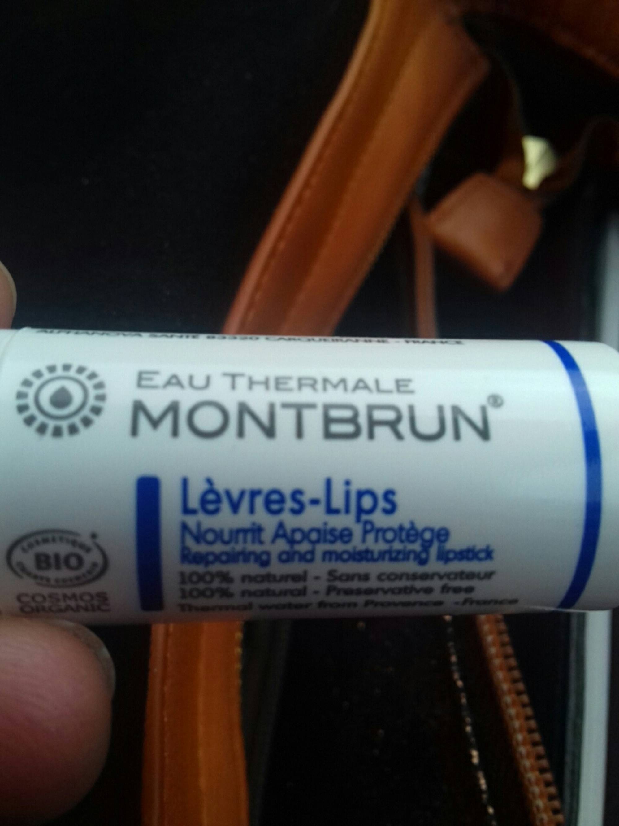 EAU THERMALE MONTBRUN - Lèvres nourrit apaise protège