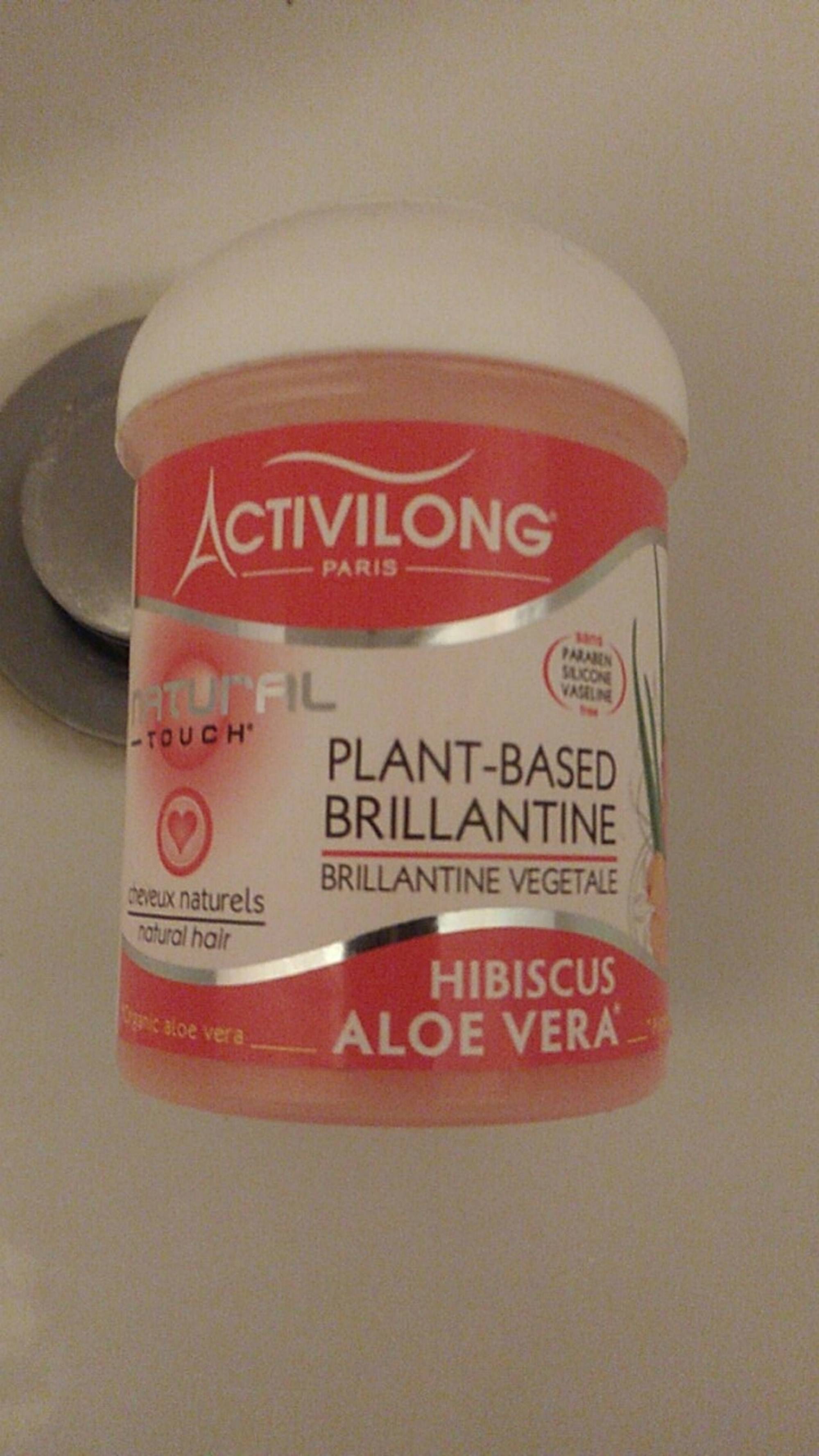 ACTIVILONG - Natural touch - Brillantine végétale hibiscus aloé vera