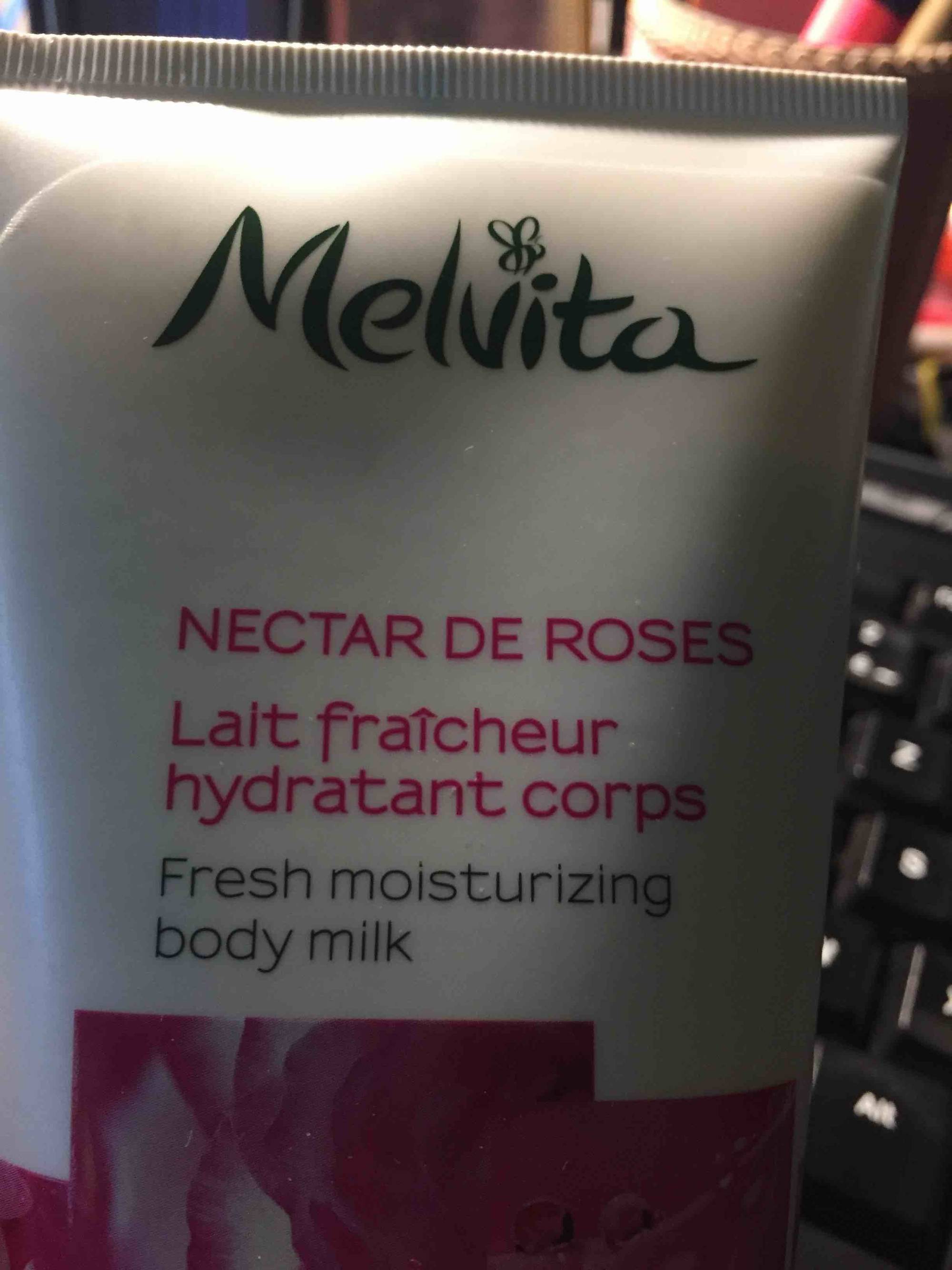 MELVITA - Nectar de roses - Lait fraîcheur hydratant corps