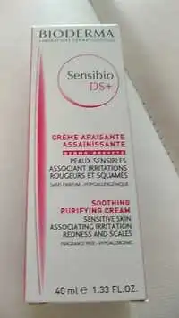 BIODERMA - Sensibio DS+ - Crème apaisante assainissante