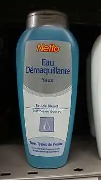 NETTO - Eau de bleuet - Eau démaquillante yeux