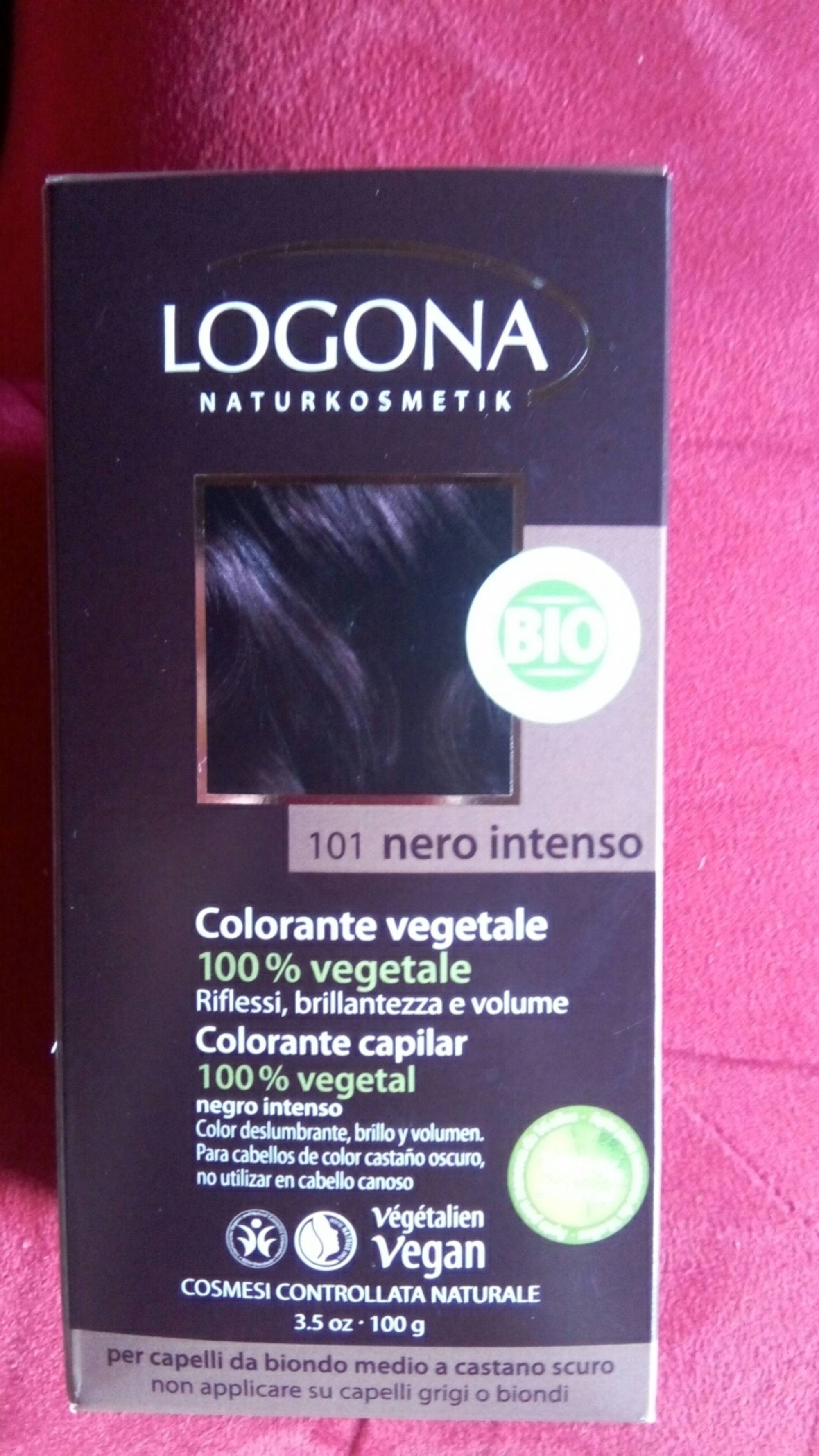 LOGONA - Colorante vegetale - 101 nero intenso